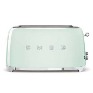 Smeg Retro Style 4 Slice Toaster Extra Wide - Pastel Green