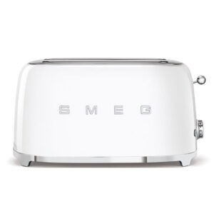 Smeg Retro Style 4 Slice Toaster Extra Wide - White